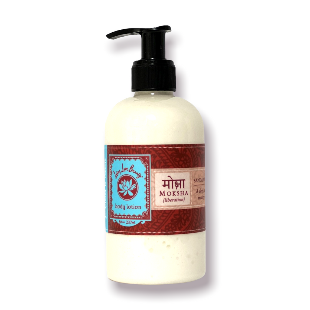 Mousa Induce Lotion 100ml 2本 Moksha} Sandalwood & Incense Body Lotion – Lotus Love Beauty
