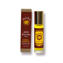 Citrus and Saffron - Elegant Jojoba Perfume Oil Roller Ball