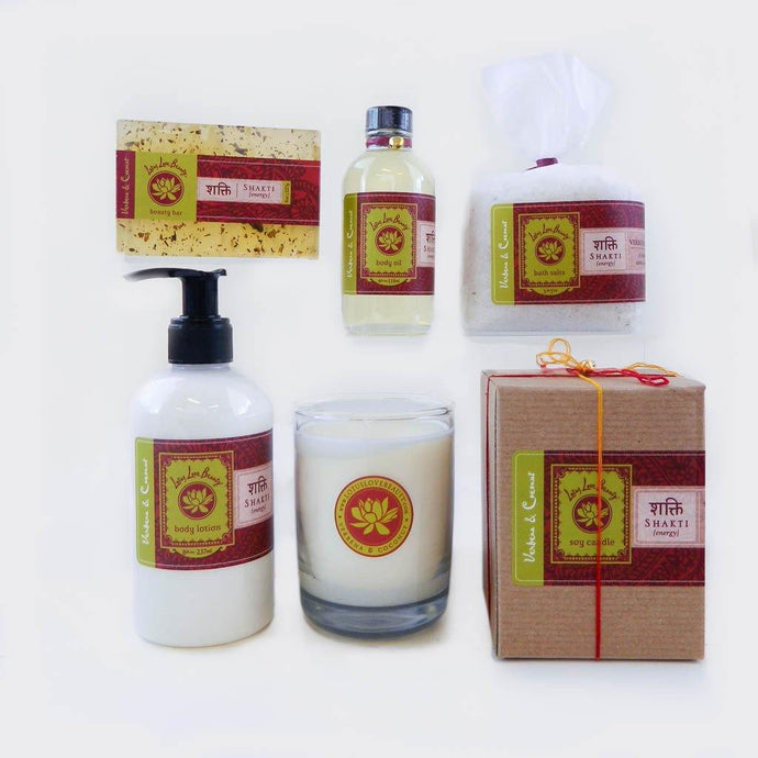 {Shakti} Verbena & Coconut 5 Piece Collection - Lotus Love Beauty