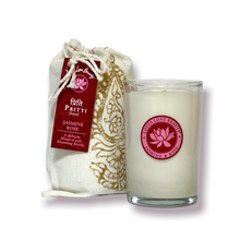{Pritti} Jasmine & Rose Block Print Candle