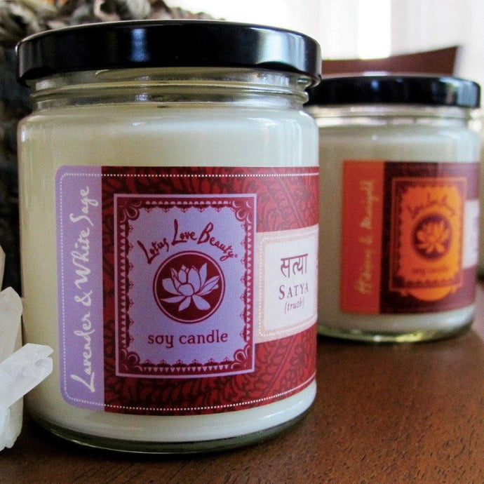 Jar Candle - Lotus Love Beauty
