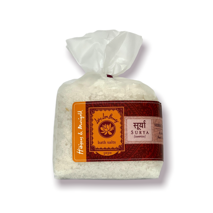 {Surya} Hibiscus & Marigold Bath Salts: Refill Bag