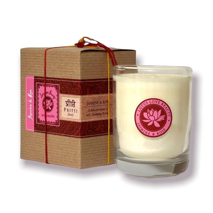 {Pritti} Jasmine & Rose Kalava Candle