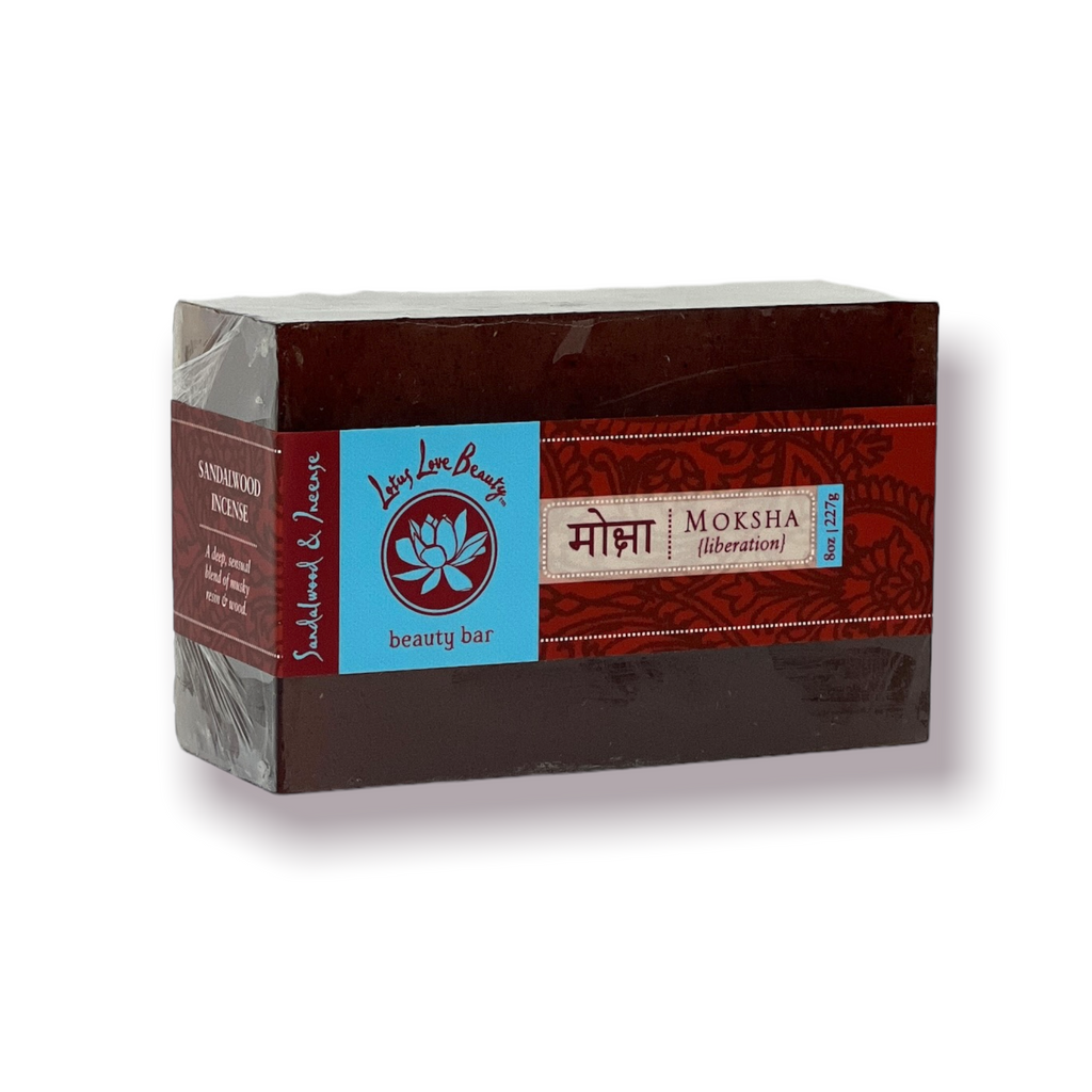 {Moksha} Sandalwood & Incense Beauty Bar Lotus Love Beauty