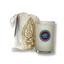 {Moksha} Sandalwood & Incense Block Print Candle