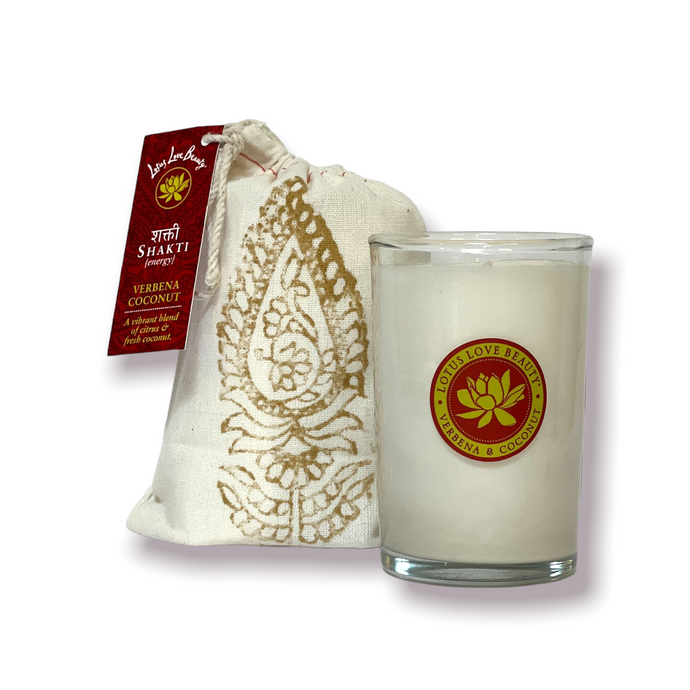 {Shakti} Verbena & Coconut Block Print Candle